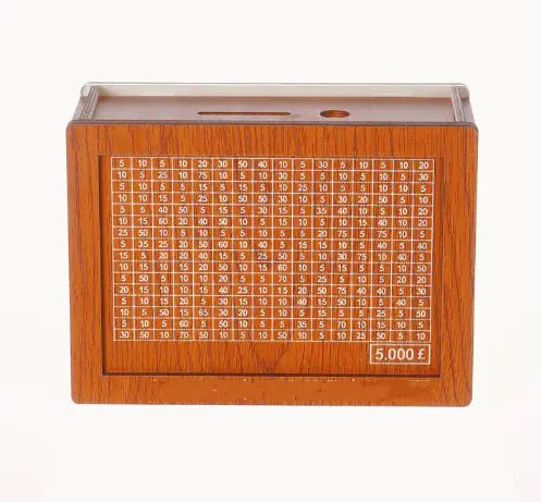 Wood money box saver