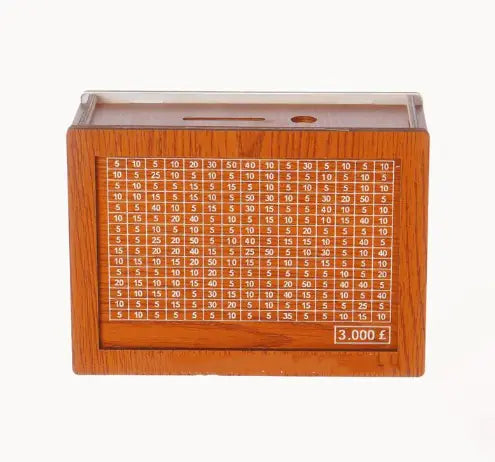 Wood money box saver