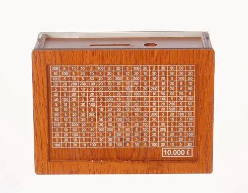 Wood money box saver